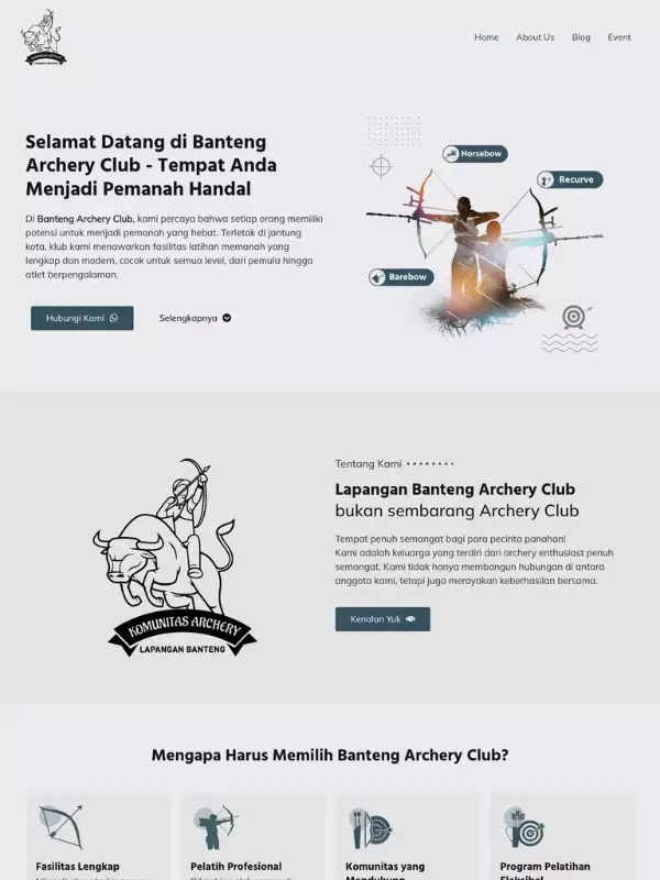 web komunitas panahan